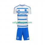 Cruzeiro Fodboldtrøjer Børn Udebanesæt 2025/26 Kort ærmer Cruzeiro Fodboldtrøjer Børn Udebanesæt 2025/26 Kort ærmer